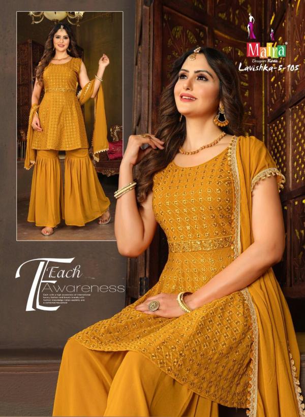 Maira Lavisha Vol 5 Georgette Designer Readymade Suit